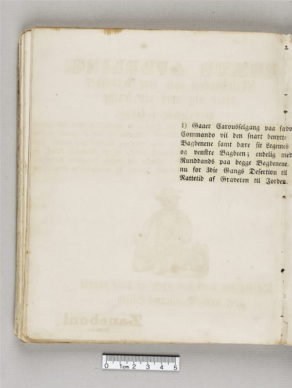 Billedbog udfærdiget af Adolph Drewsen med to klip af H.C. Andersen